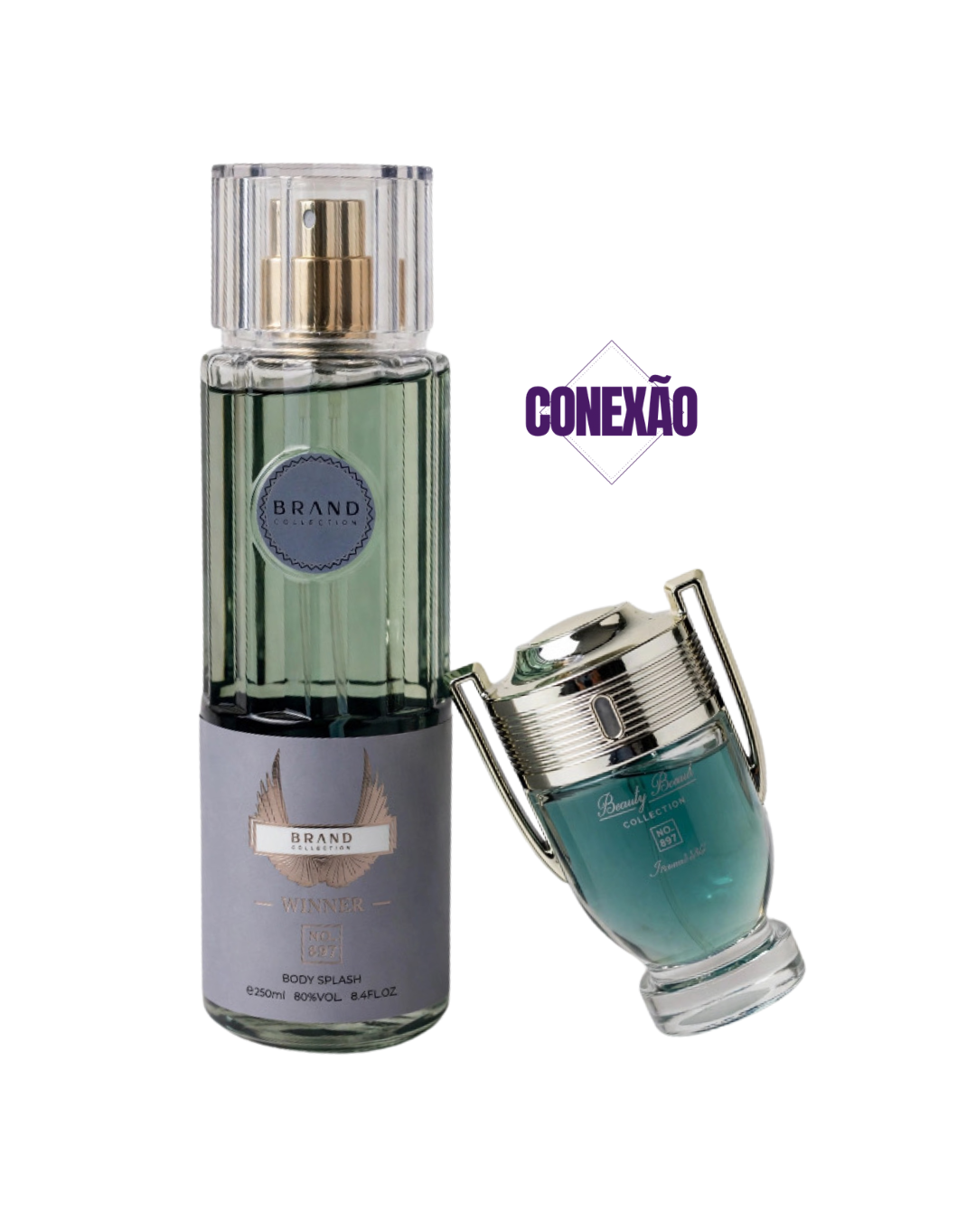 116 - Combo Invictos Body Splash 250ml + Perfume 25ml - inspirações Brand Collection masc