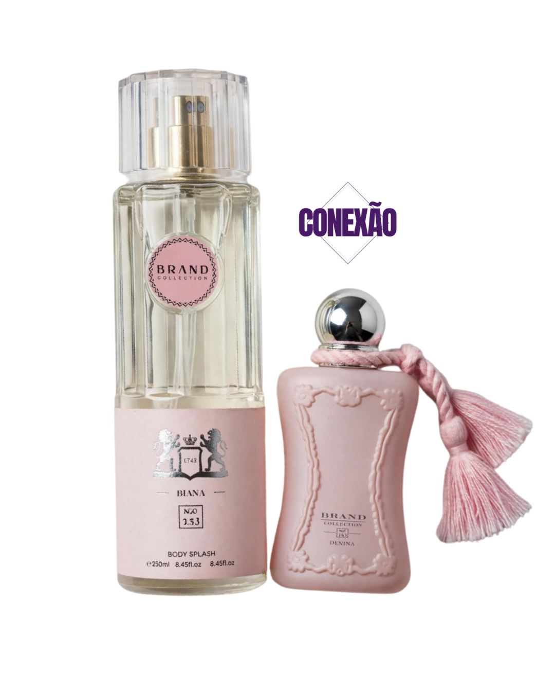 151 - Combo Delina Body Splash 250ml + Perfume 25ml - inspirações Brand Collection fem