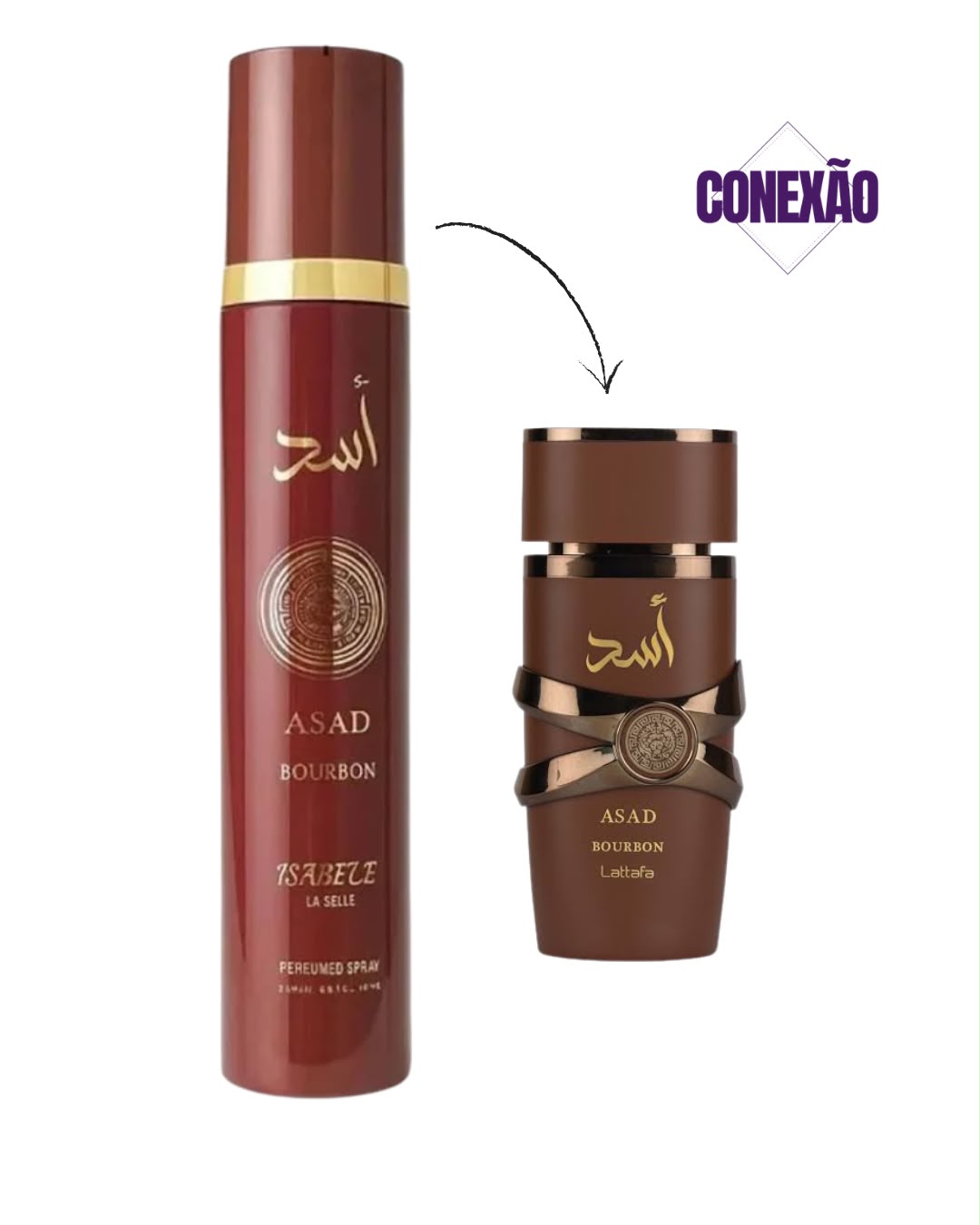 Body Splash Insp. Asad Bourbon masc –  Isabelle La Belle 300ml