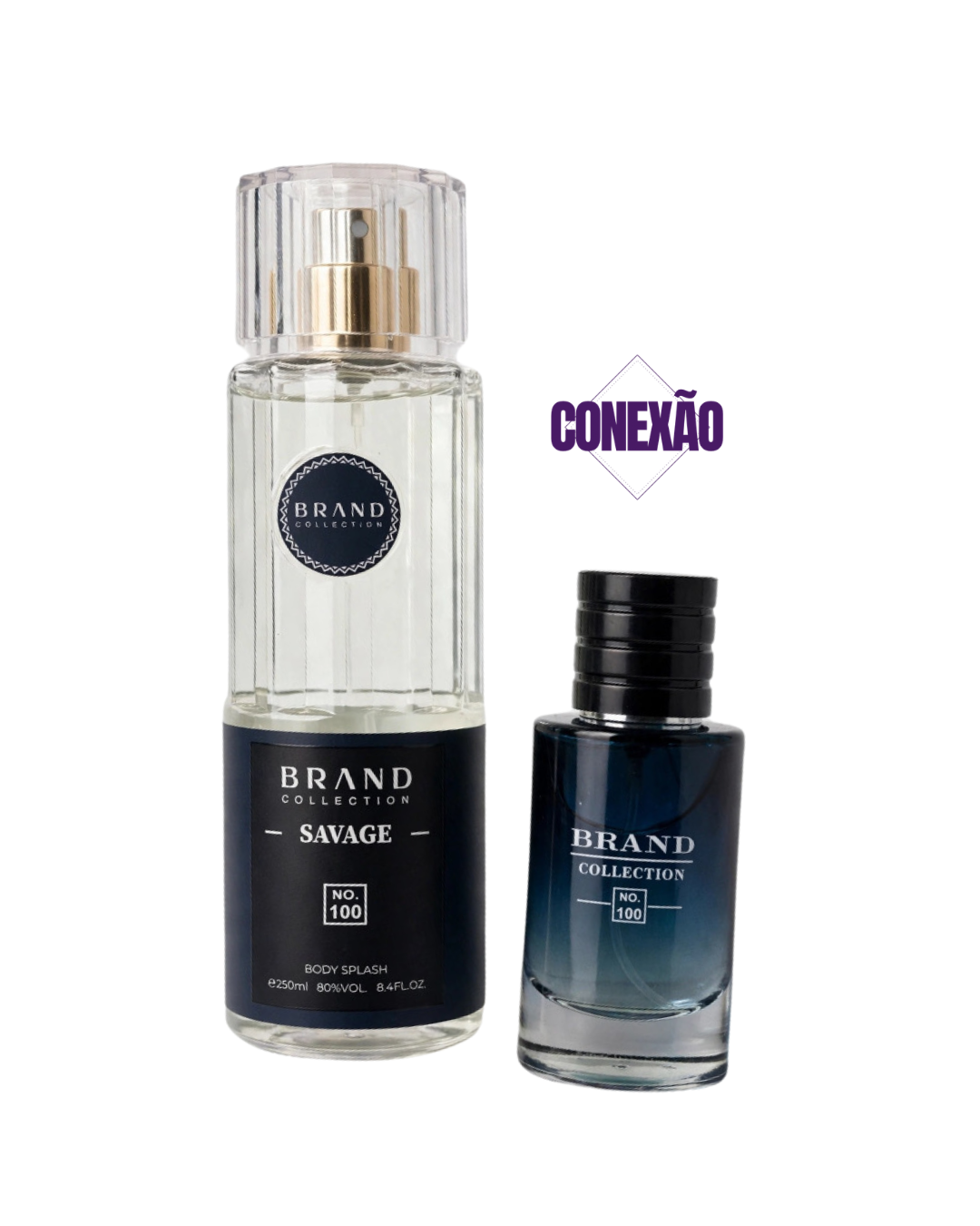 100 - Sauvage Body Splash 200ml + Perfume 25ml - inspirações Brand Collection fem