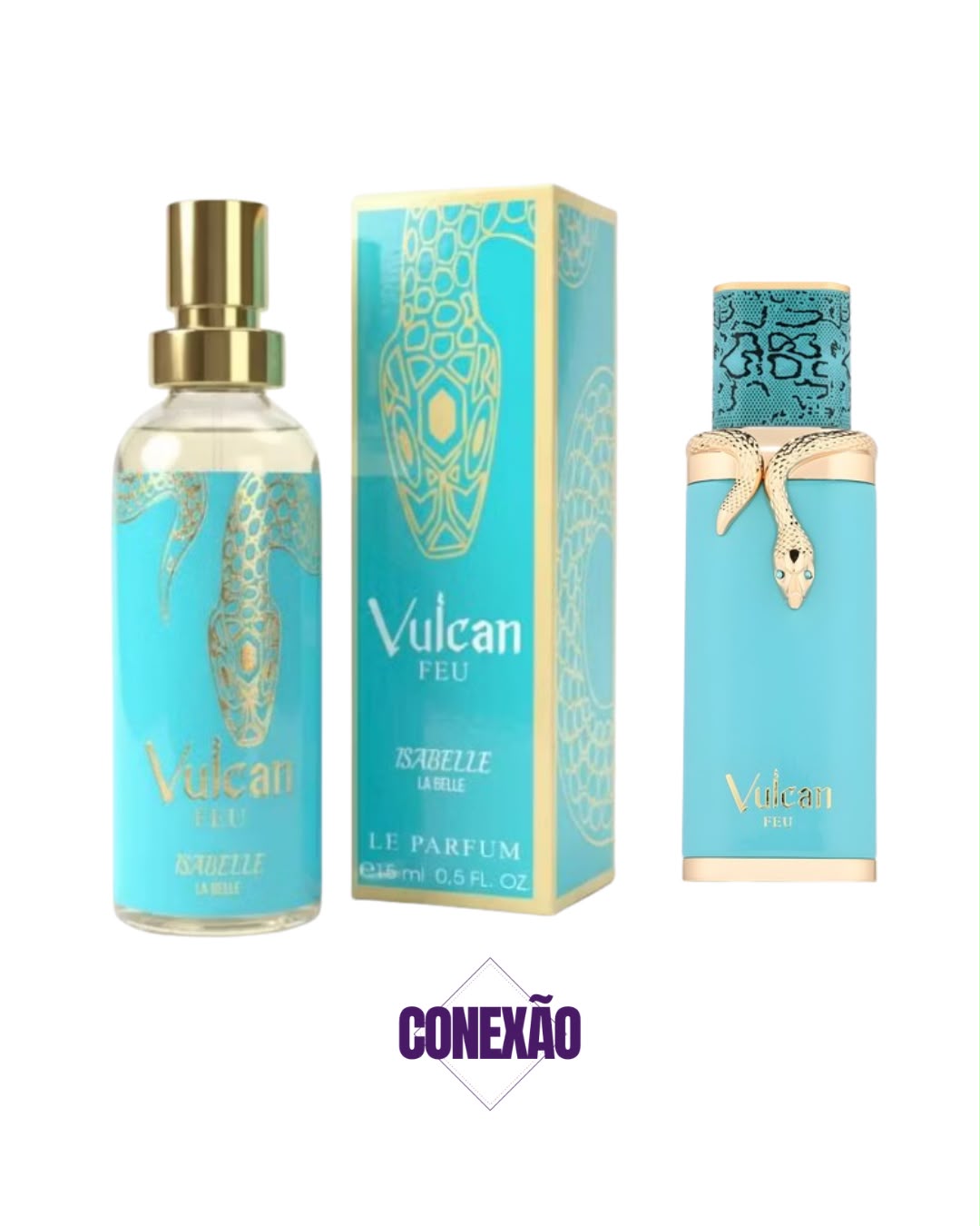 Vulcan Feu Árabe unissex Isabelle La Belle inspiração 15ml