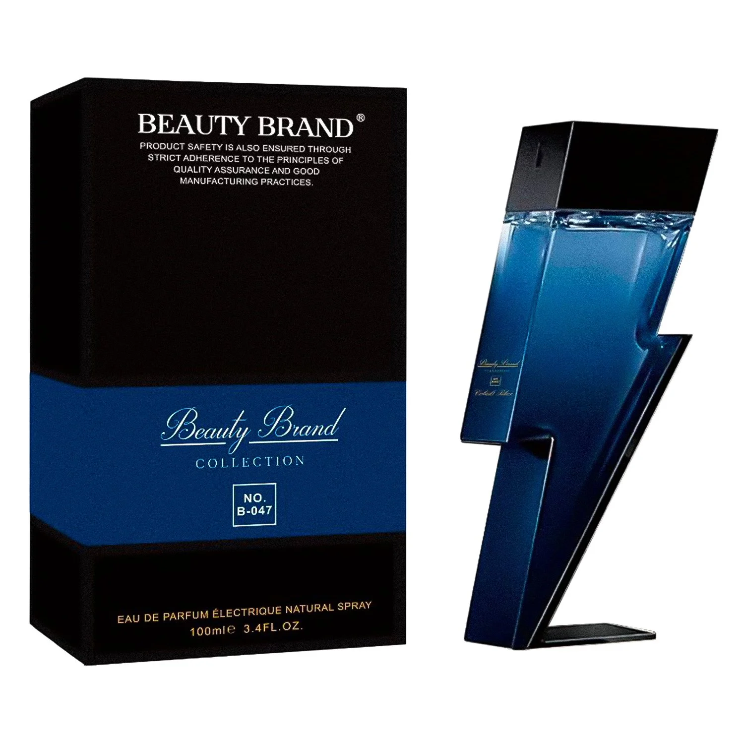 047 Bad Boy Cobalt Blue Eau de Parfum Masculino Beauty Brand Collection